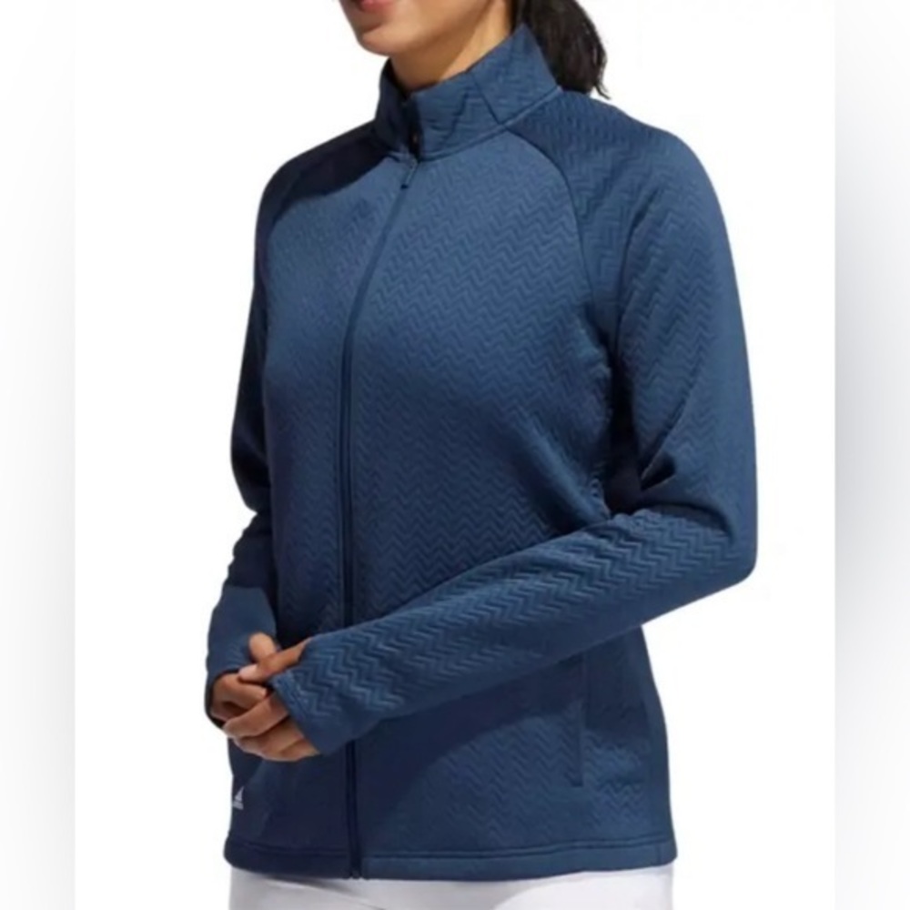 adidas Blue Women's Jacket - Picture 2 of 9